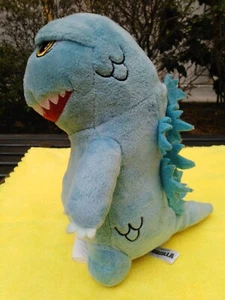 Godzilla Blue Fatty 8" Plush Doll Pre-owned VG Condition Kidrobot Toho - Picture 1 of 9
