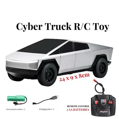 Tesla Cyber Truck Remote Control Car Rechargeable Toy Gift For Kids Adults RC - Image 1 of 4