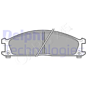 DELPHI Disc Brake Pad Set For NISSAN SUBARU Pathfinder I II Pick Up 26296AA050 - Picture 1 of 1