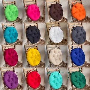 kitchen cushions with ties, Round tufted chair pillows, gift for parent - Bild 1 von 10
