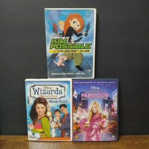 Lot of 3 Disney DVDs, Kim Possible, Sharpay, Wizards Of Waverly Place - Picture 1 of 5