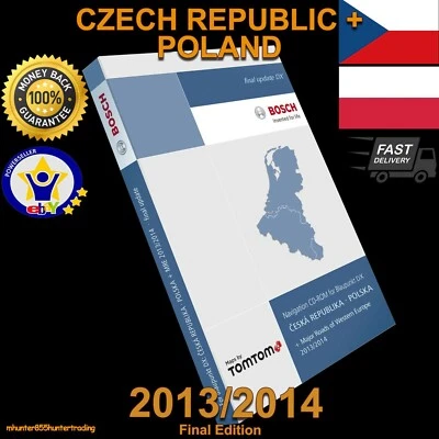 TELEATLAS DX POLAND CZECHY 2013/14 SAT NAV DISC MAP TRAVELPILOT CD MFD1 MERCEDES - Image 1 of 3