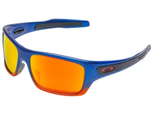 Oakley Turbine Neon Pop Fade Sunglasses OO9263-4463 Orange Pop Fade/Prizm Ruby - Picture 1 of 1