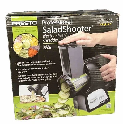 PRESTO 02970 Professional SaladShooter Electric Slicer/Shredder NEW - Image 1 of 4
