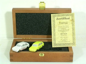 Schuco Exclusiv-Set AMI Leipzig 2004,limitiert nur 500 St! VW Golf, neu,Selten! - Bild 1 von 3