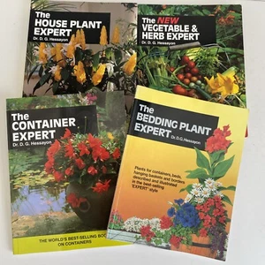 4 Dr. D.G Hessayon Paperback Books Bedding Veg & Herb Container Houseplant - Bild 1 von 14