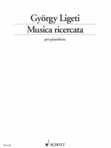 Musica Ricercata Partiture Pianoforte Solo Gyorgy Ligeti NUOVO 049007470 - Foto 1 di 1