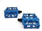 Bike Bicycle Sport Pedals Flat Non Slip Aluminium Blue 9/16" For Rocky Mountain