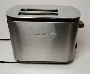 Calphalon 2 Slot Stainless Steel Toaster HE200ST (TESTED) - Picture 1 of 10