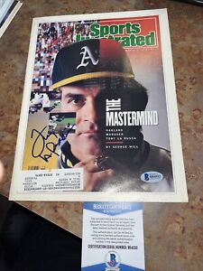 Tony LaRussa Signed Sports Illustrated Magazine 3/12/1990  - Beckett Coa #2