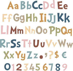 134 Pieces 5 Inch Bulletin Board Letters Alphabet Numbers Combo Set Letter Cutou - Picture 1 of 4