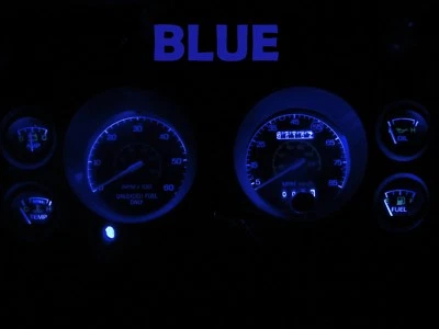 Cuadro de manómetros LED azul para velocímetro 79 86 Ford Mustang   Foto 1 de 2