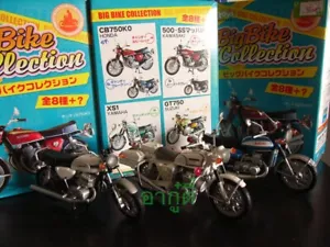 Big Bike Collection F-Toys 1/24 (Honda,Suzuki,Kawasaki) Secret Color set of 3 - Picture 1 of 5