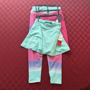 NWT Girl's Eddie Bauer 3 Pack Bottoms Set Medium 10 - 12 Leggings Skort Shorts - Picture 1 of 3