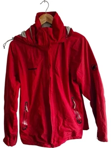 Chaqueta grande para hombre Mammut roja Gore-Tex impermeable con capucha abrigo exterior Gorpcore - Imagen 1 de 24