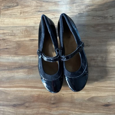 Mary Janes de cuero Noat para mujer talla 9.  Charol con correa.  #624 Foto 1 de 4