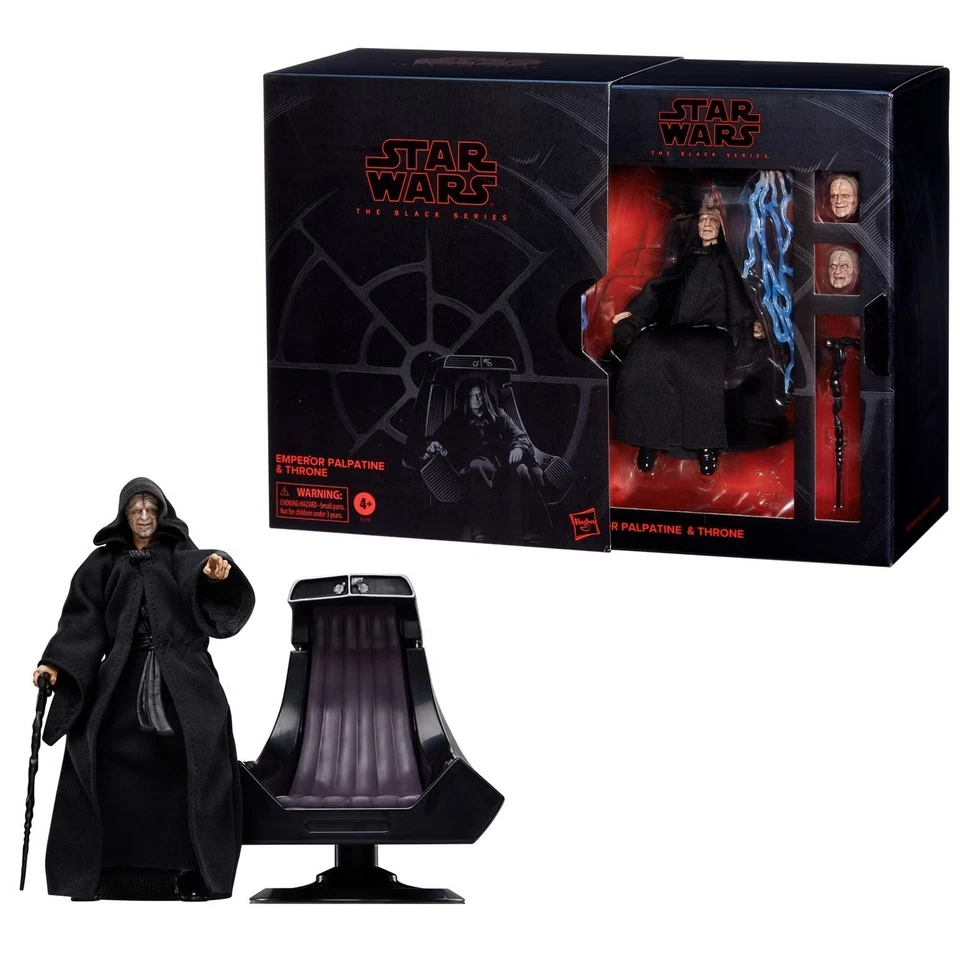STAR WARS The Black Series Emperor Palpatine & Throne ROTJ 6 Inch Action Figure - Image 1 of 4