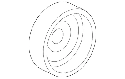 Genuine Volkswagen Pulley 021-121-031-D - Image 1 of 3