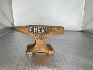 Chevrolet 1913 Anvil Paperweight (4.5” X 2.75”) - Picture 1 of 3