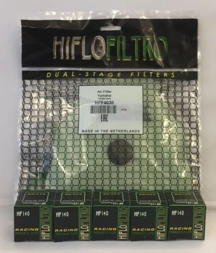 Kit Filtro Para YAMAHA YZ250F (2019 a 2023) 1x Filtro Aire y 5x Filtro Aceite Foto 1 de 4