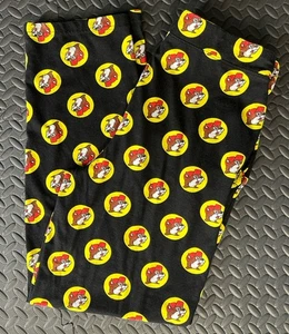 BUC-EE'S BEAVER Women's Pajama Lounge Pants M Gas Station All Over Print Stretch - Picture 1 of 7