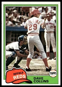 1981 Topps #175 Dave Collins Cincinnati Reds - Picture 1 of 2