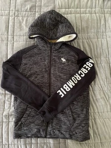 Ambercrombie Kids Fleece Sweater Zip Up Size 15/16 - Picture 1 of 4