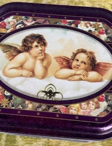 Lata de querubín y ángel vintage ¡adorable! - Imagen 1 de 9