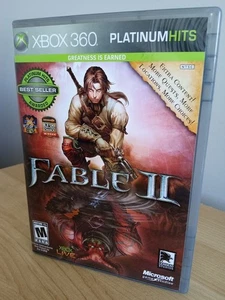 Fable 2 Platinum Hits - Microsoft Xbox 360 Lionhead Studios en caja con manual - Imagen 1 de 11