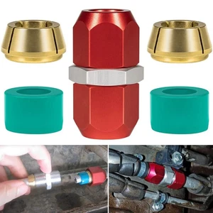 Empalme de línea 800-643 apto para 5/16 pulgadas Líneas de aluminio funcionan para refrigerante de aire acondicionado, etc. - Imagen 1 de 10