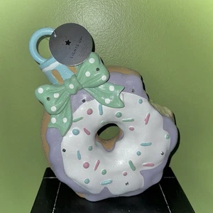 NEU Leuchten Pastell Donut Ornament Urlaub Weihnachten 12" Tischplatte Dekor - Bild 1 von 5