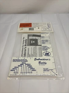 ABC Embroidery Placement Tool for Garments - Embroiderer's Buddy ruler guide - Picture 1 of 2