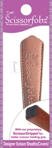 Cubierta de funda de tijeras de diseñador SCISSORFOBZ única pequeña color cobre metálico - Imagen 1 de 5