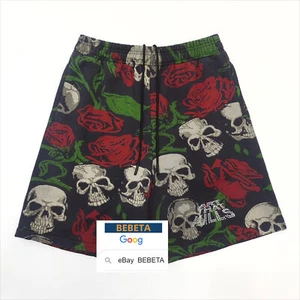 BEBETA 25SS GDEPT CALAVERA PANTALONES CORTOS ATK ROJO VERDE VERANO PLAYA DEPORTES PANTALONES CORTOS DEPORTIVOS - Imagen 1 de 10