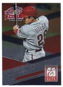 2015 Panini Elite Baseball All-Star Salutes #19 Chase Utley Phillies 