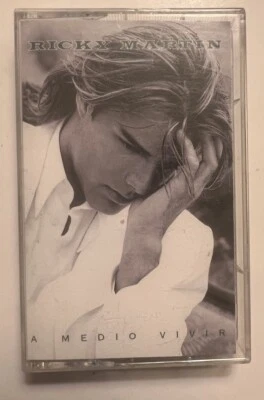 1995 Ricky Martin A Medio Vivir Sony Discos Cassette Tape Vintage Album Foto 1 de 4