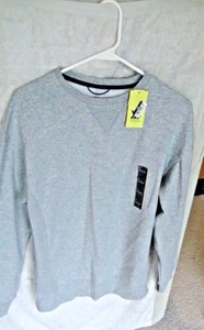 All in Motion Men's Activewear Crewneck Soft Fleece Sweatshirt Gray S Small - Picture 1 of 13