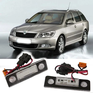 Luce targa Skoda Octavia II 2 Combi 1Z5 targa Facelift - Foto 1 di 5