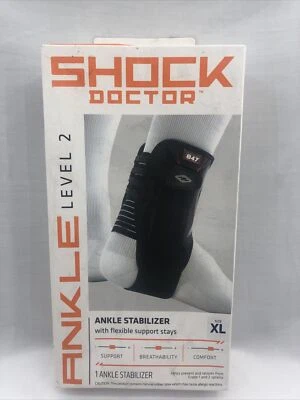 Shock Doctor Ultra Tejido Tobillo Nivel 2 Soporte Talla XL (9.5-10”) Negro Foto 1 de 2