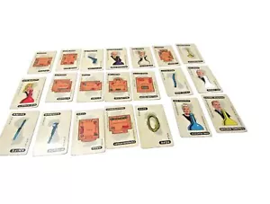 21 tarjetas de repuesto vintage de juego de mesa Clue 1956 con funda #KR - Imagen 1 de 6