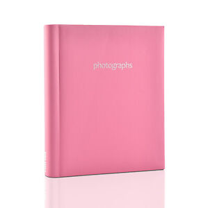 Pink Large Self Adhesive 20 Sheets 40 Sides Photo Albums For Ideal Gift- SM40PK