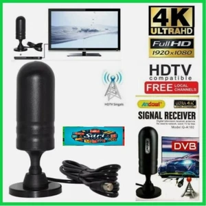Antenna Canali TV Portatile da Interno Esterno Casa Ufficio Auto Camper - Afbeelding 1 van 6