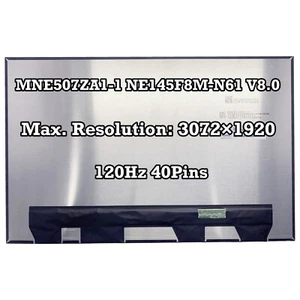 MNE507ZA1-1 NE145F8M-N61 V8.0 14" LCD Screen 3072X1920 40Pins IPS 120Hz Panel - Picture 1 of 2