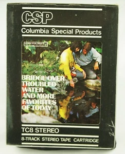NOS Columbia Rock Music 8 Track Bridge Over Troubled Water Sealed FREE SHIP - Picture 1 of 3