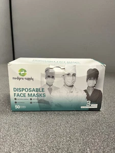 Mascarillas faciales desechables no médicas Medipro Supply (caja de 50) - Imagen 1 de 7