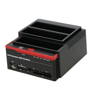 2.5"3.5" USB3.0 HDD Hard Drive Docking Station Reader OTB/OTC H6D9 - Afbeelding 1 van 12