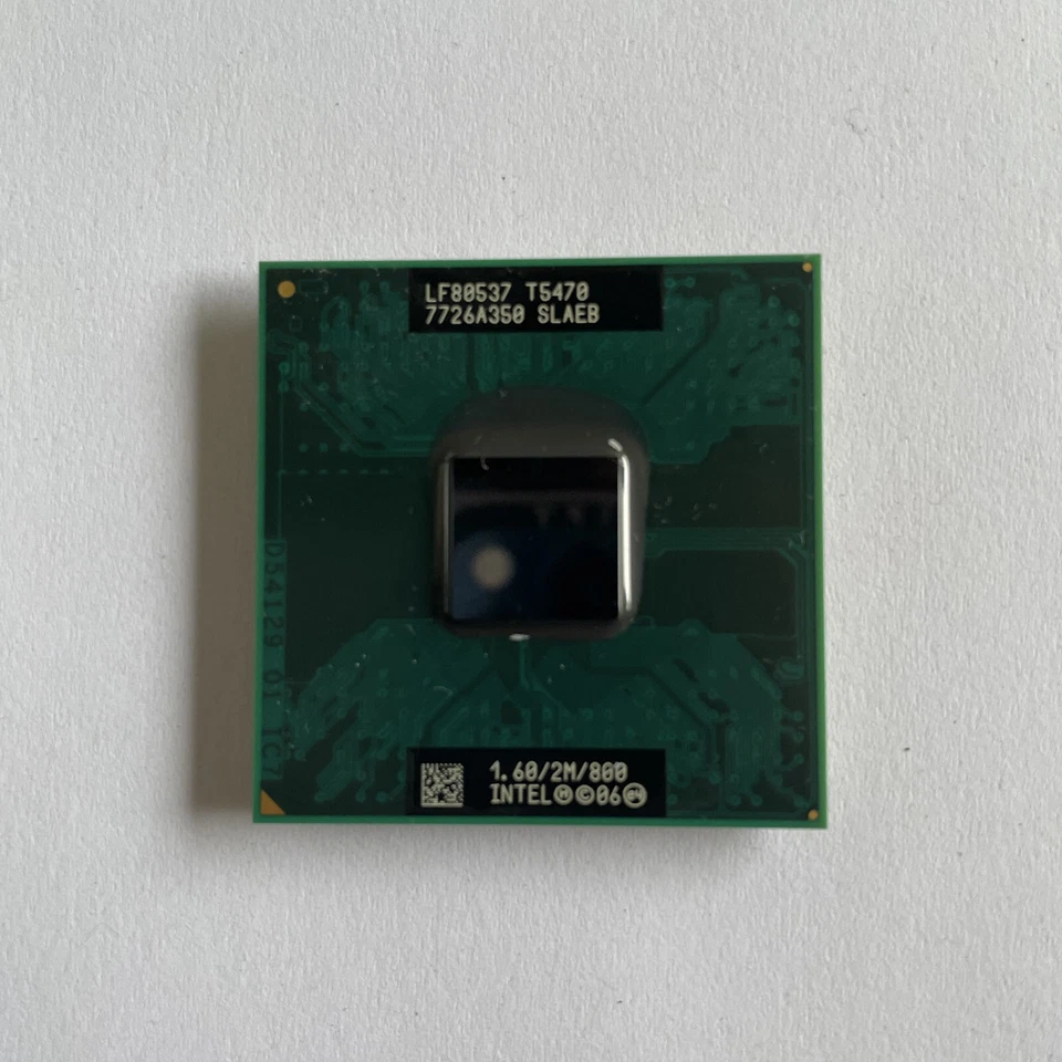 Intel Core 2 Duo CPU 1.6 GHz 2MB Cache 800 MHz T5470 Socket P Processor SLAEB - Image 1 of 2