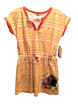 Traje de baño Moana encubrimiento niña talla 9/10 bordado mangas cortas Disney Foto 1 de 4