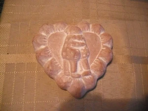 Isabel Bloom Pink Signed Hugs Heart Art Sculpture - Picture 1 of 6