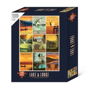 Lake & Lodge 1000-teiliges Puzzle - Bild 1 von 4